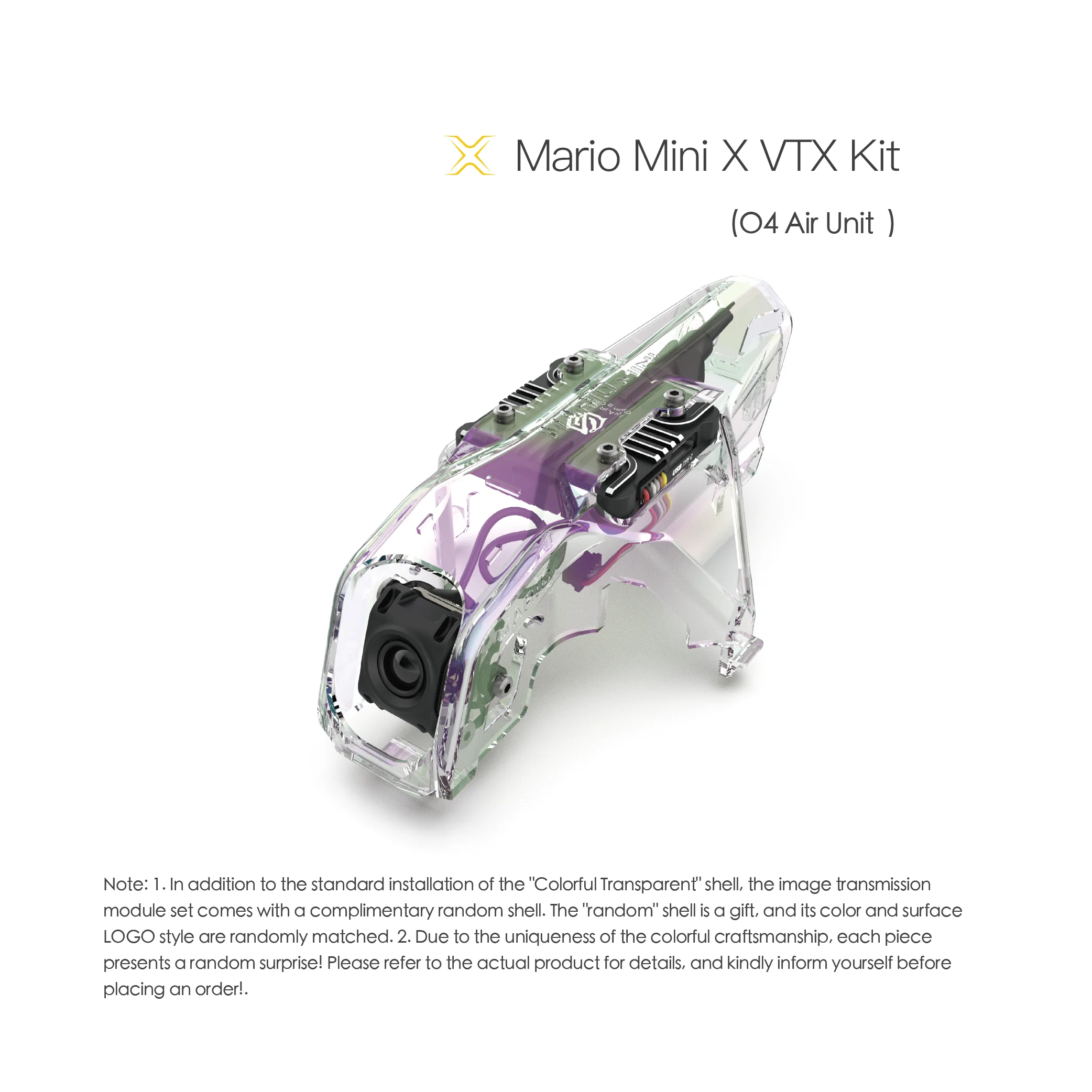 SpeedyBee Mario Mini X Serie Mini25 Pro/Mini3/Mini3 Pro/Mini35 Pro/Mini4 Pro Power Kit O4/O4 Groothoek/O4 Pro Air Unit Kit