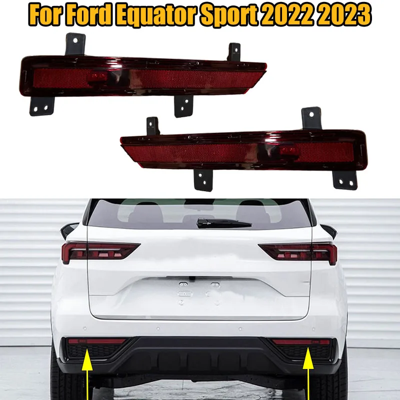 

Rear Bumper Fog Light Reflector Stop Light Rear Fog Light Foglamp Brake Lamp Warning Lamp For Ford Equator Sport 2022 2023