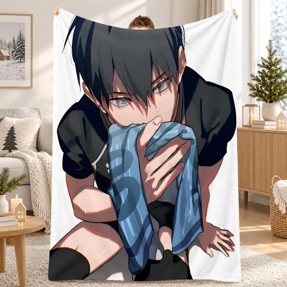 Tobio Kageyama Throw Pet Flannel Blanket Throw Blanket for Living Room Bedroom Bed Sofa Picnic Cover kids