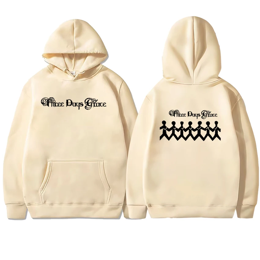 2025 جديد في ثلاثة أيام من ألبوم نعمة هوديي مزدوج الوجهين الصوف الخريف بلوفر شتوي الرجال النساء طويلة الأكمام البلوز للجنسين #3