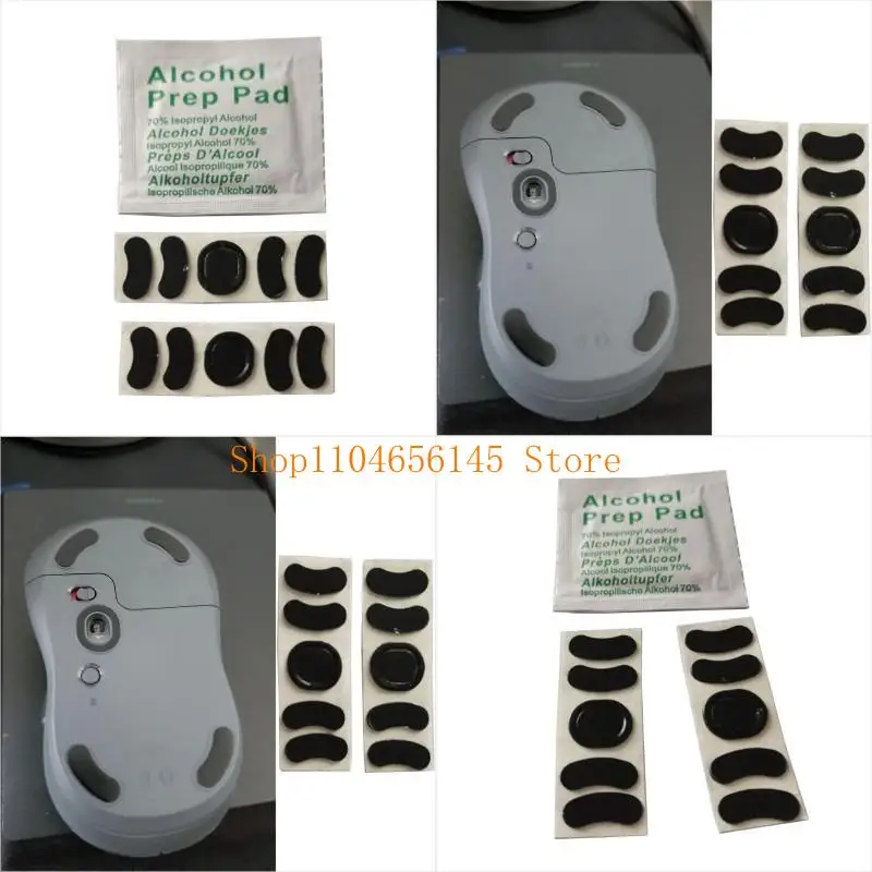 5ASD Mouse Skates Pads 2sets округлые изогнутые края наклейки на мышь