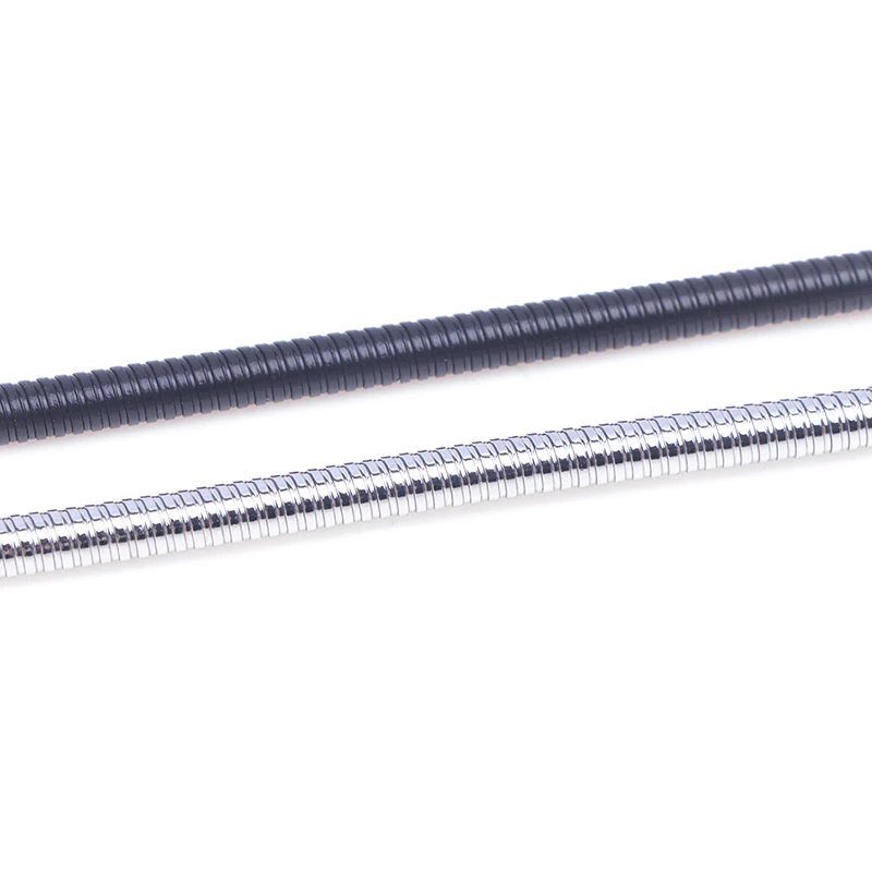 

НОВЫЙ Гибкий шланг для позиционирования микрофона LED M4, черно-серебристый, с двумя внешними резьбами M4, гибкая трубка-змея