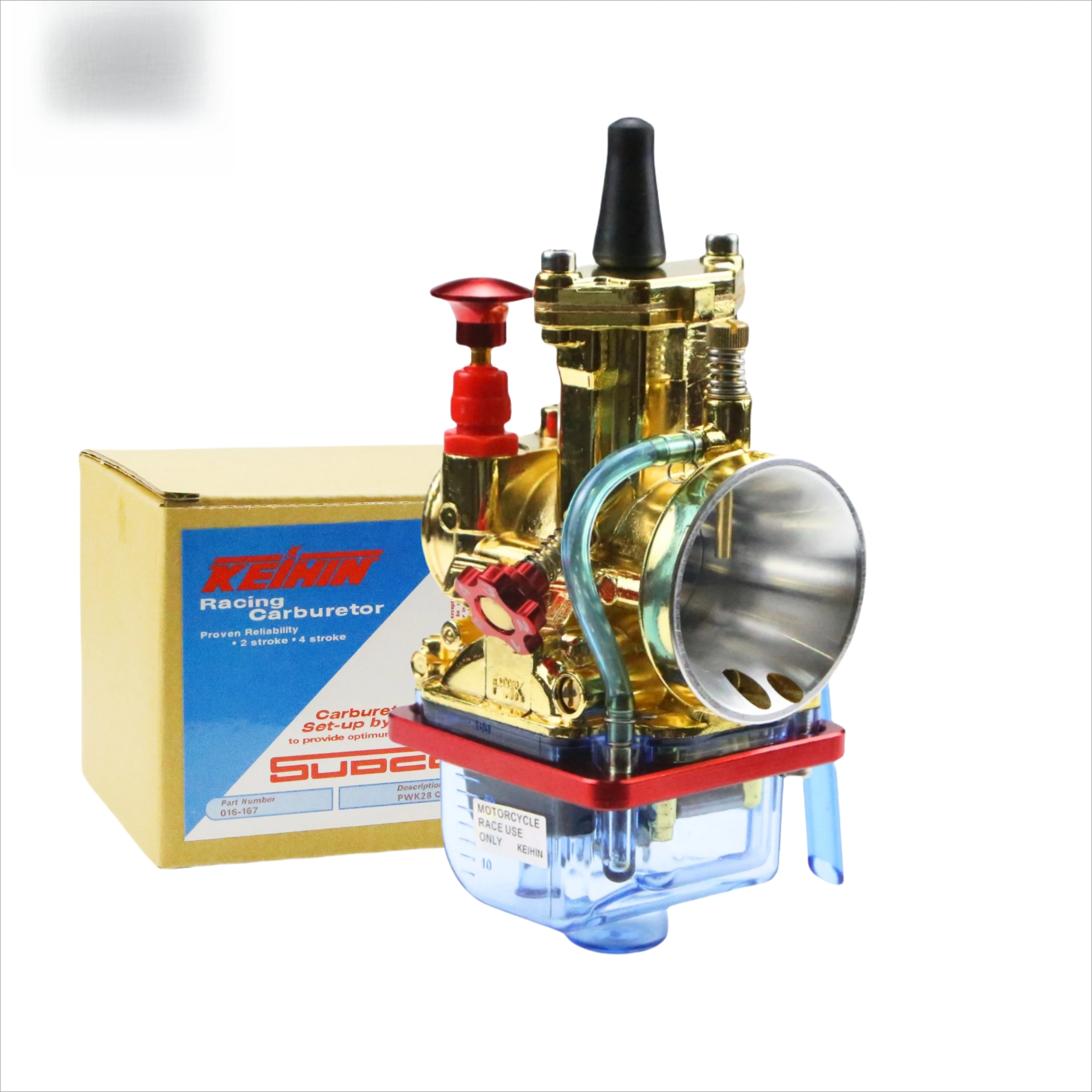 Gold and Blue CNC Lower Cover 50-250CC PWK 28 30 32 34mm ATV UTV Hon Da Mi Kuni Ya Maha Kei Hin Racing Motorcycle Carburetor