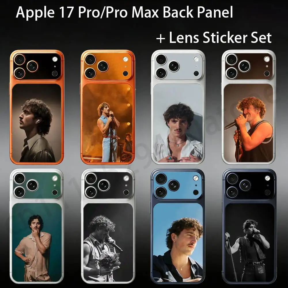 

B-Benson Boone Singer For iPhone 17Pro/ProMax Battry Back Cover with Camera Decal Skin Rear Protective Sticker Film