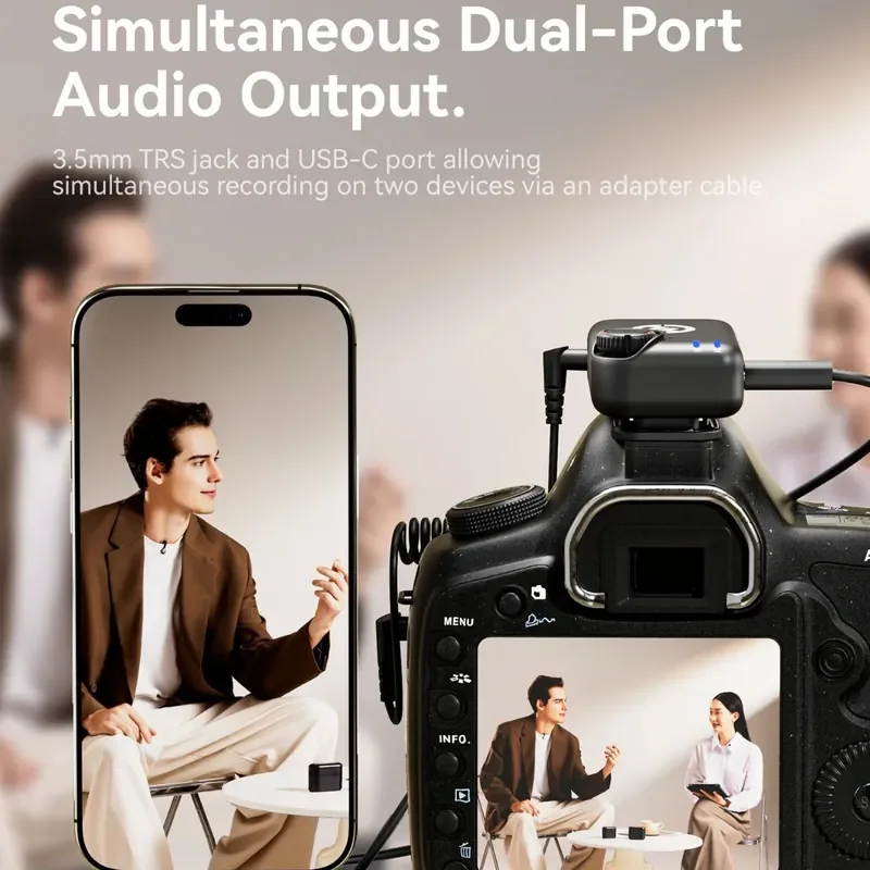 M2S Wireless Microphone for Camera Photography Vlog Interview