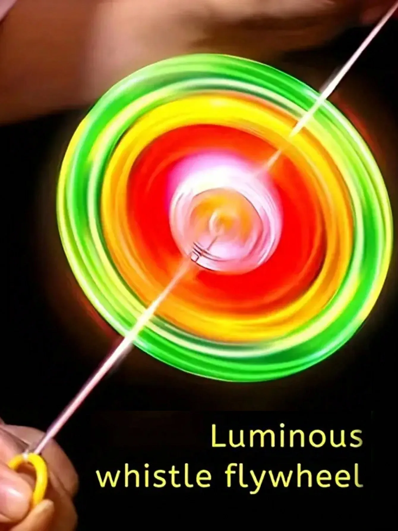 

10 шт., новая светящаяся ручная светящаяся мигающая веревка, маховик, игрушка, светодиодная игрушка, новинка, детский маховик, вспышка, гироскоп, подарочные игрушки