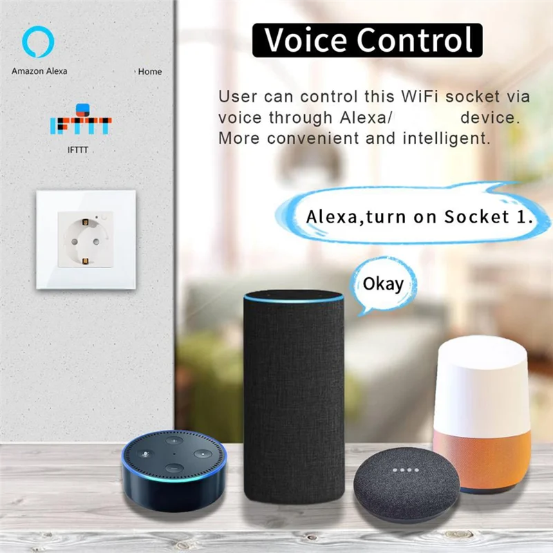 

Электрическая розетка, настенная розетка, панель 16А, европейская розетка с круглым отверстием, умная розетка, вилка европейского стандарта