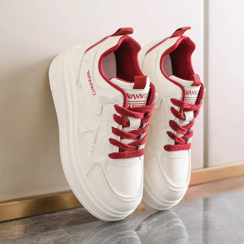 

Женская обувь, белые туфли, универсальные, легкие, увеличивающие рост кроссовки, повседневная спортивная обувь