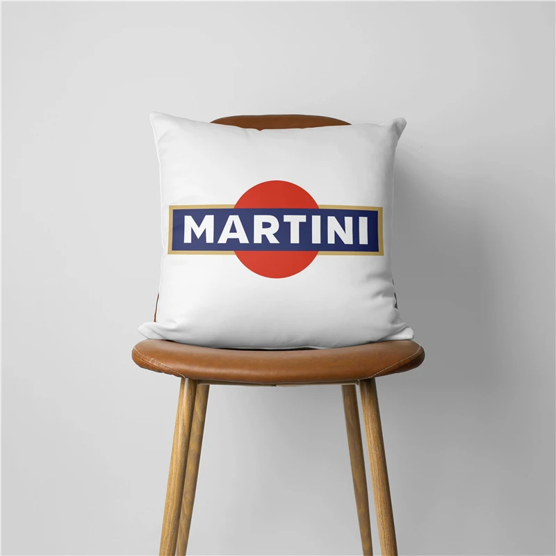 Martini Racing Pillow Case Home Decorative Gift Sofa Car Super soft Cushions 45x45cm Square Pillowcase Chair Pillow Cove 251