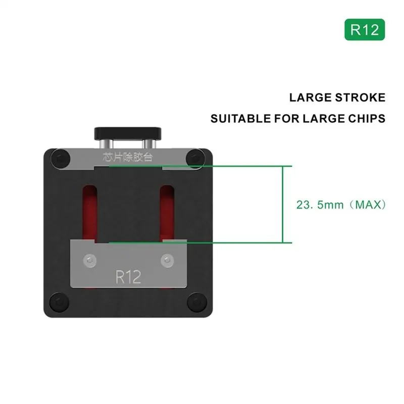 T31C-R12 Chip For Phone CPU And Chip Degumming Repair Tool With Universal Adaptive Clamping Fixture