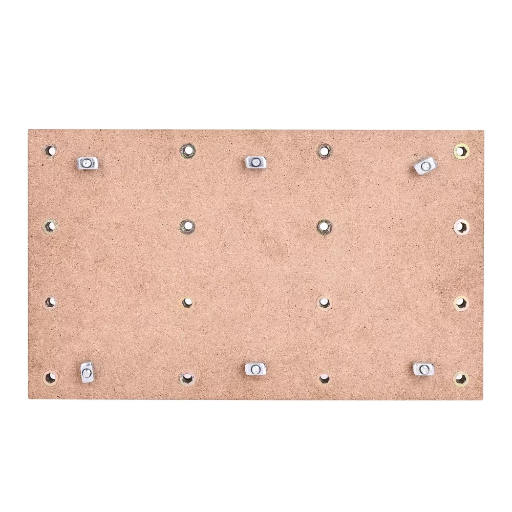 MDF 스포일러 보드 작업대 보호 보드, CNC 30*18 용, 사전 설치된 M6 구멍 포함, CNC 액세서리, 알루미늄 스포일러 보드
