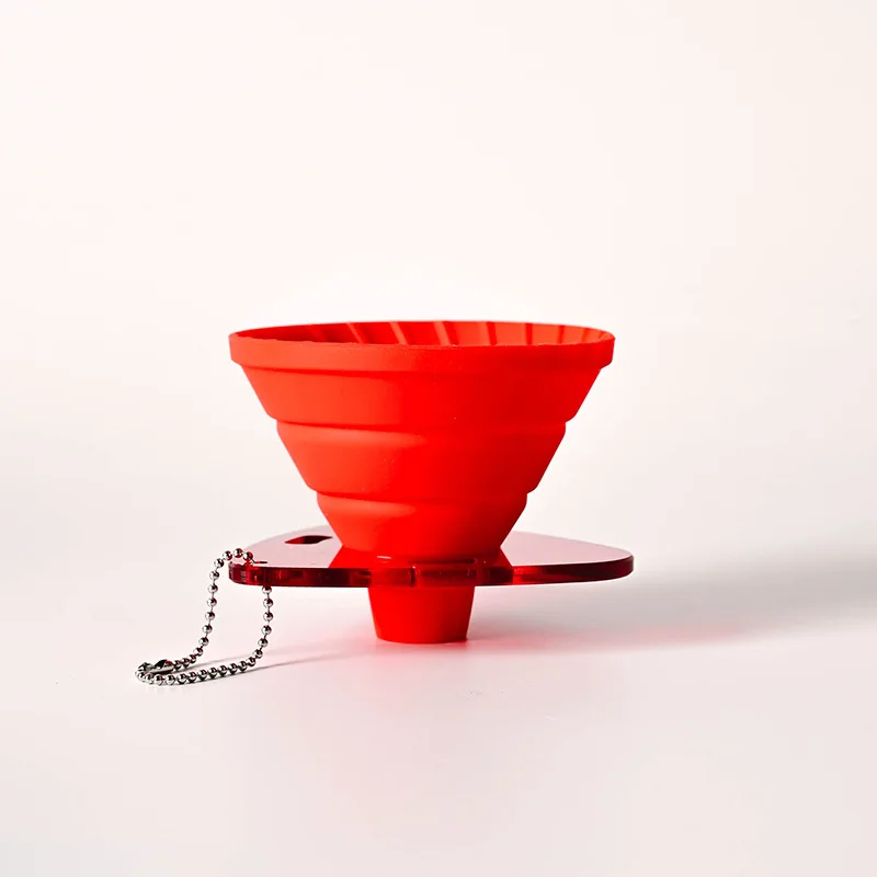 

Складной многоразовый силиконовый кофейный капельный фильтр конус кофейный капельный фильтр чашка для улицы 1-2 человек кофейный капельный фильтр чашка