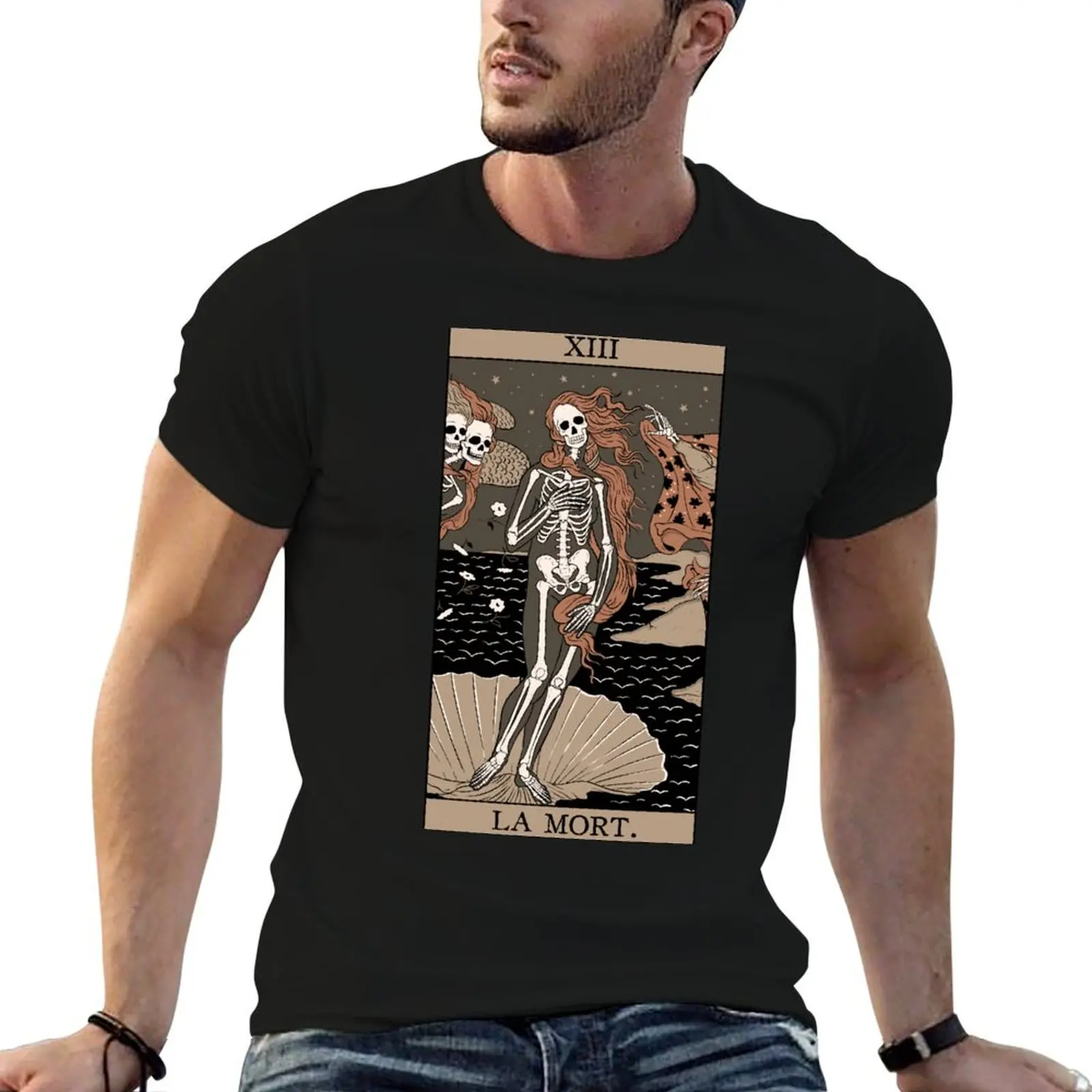 La Mort T-Shirt custom t shirt korean fashion anime tshirt plus sizes shirts graphic tee men