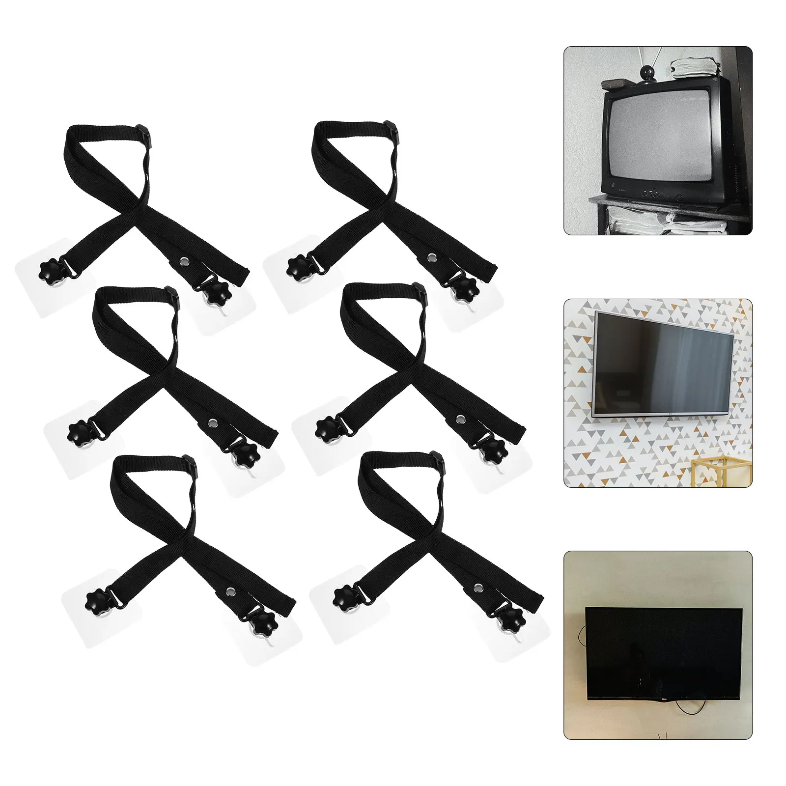 

1 Set Safety Straps Anti-Tip niture Straps For Child Security Fixing Belts Sturdy Household Television Strap Replacement