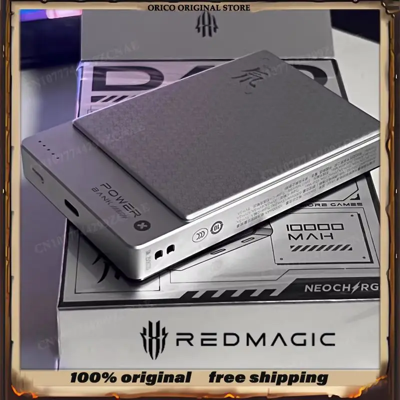 Big Sale RedMagic Qi2 14N Magnetic Charger Ultra-thin Portable Lightweight Power Bank 5000mah/10000mah Mobile Power 15W Wireless