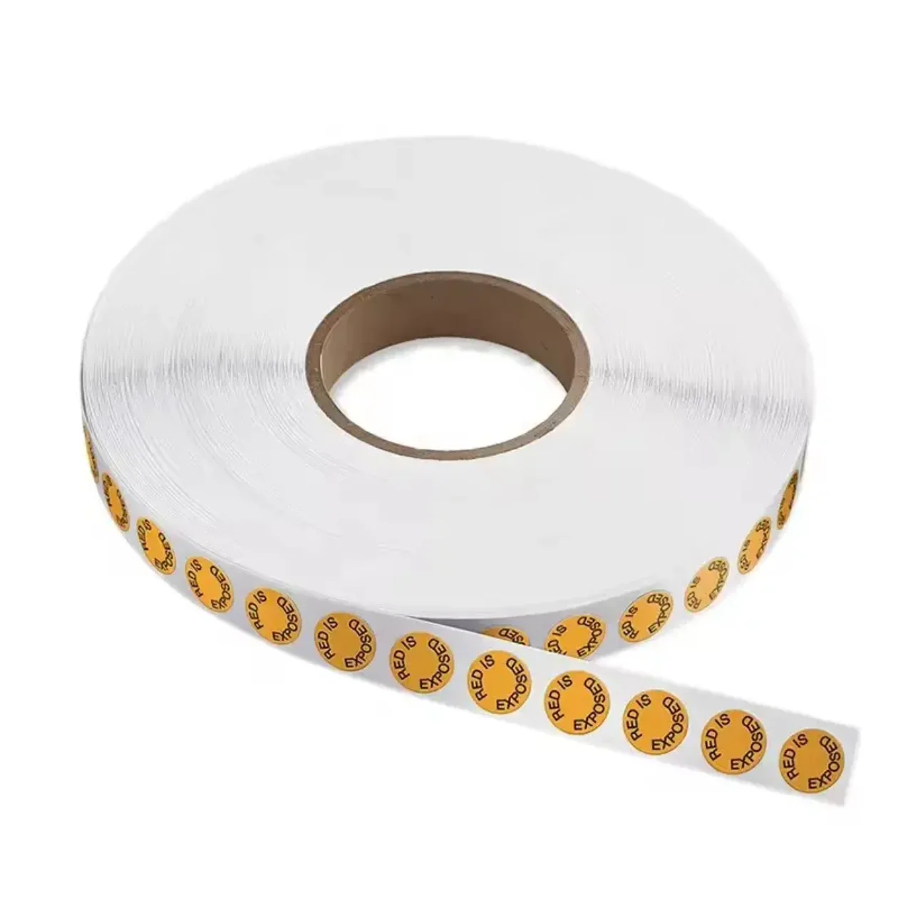 Radots for Gamma/EB Irradiation Radiation Sterilization Indicator Labels, Yellow Red Irreversible Color Change Stickers