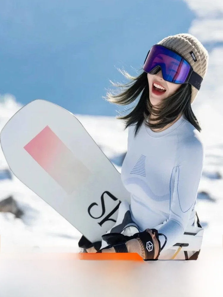 Outdoor Fitness Warmth Retention Sports Suit Men Women Autumn Winter Thermal Breathable Moisture Absorbent Long Sleeve Crew Neck