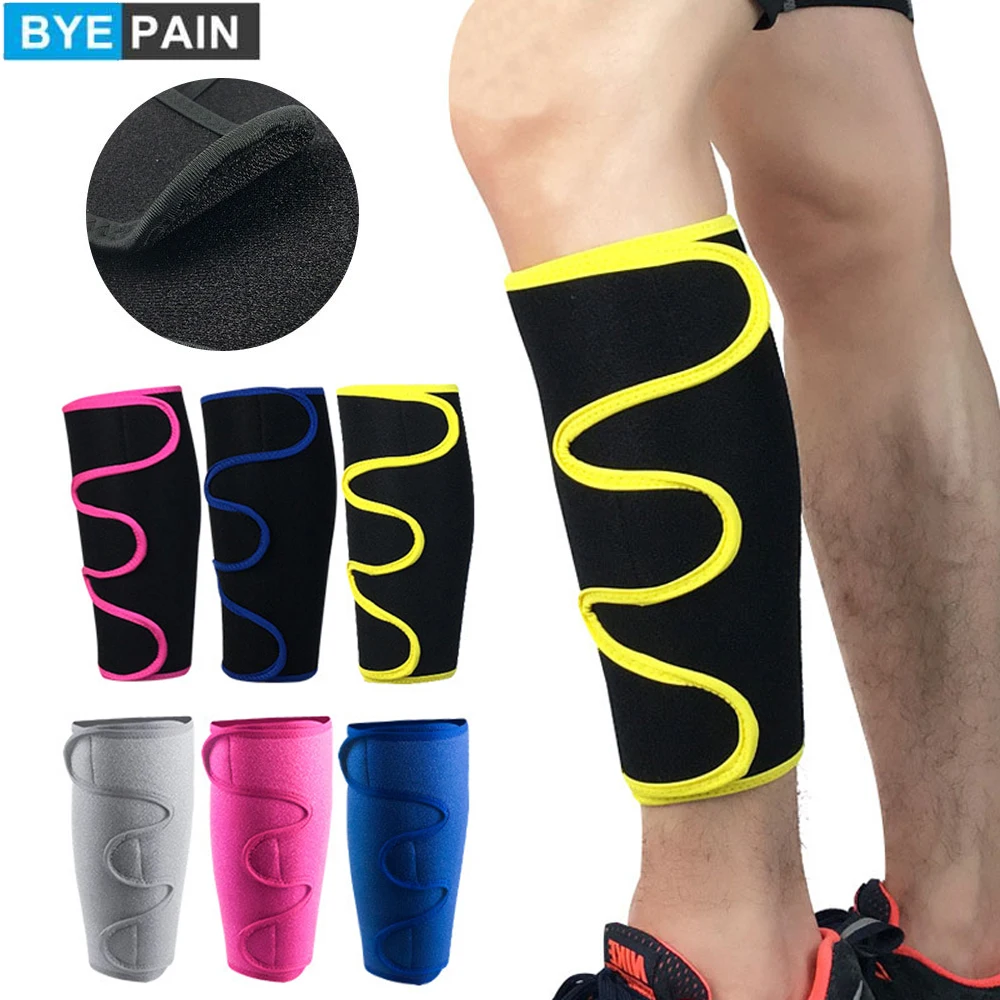 

BYEPAIN 1Pcs/2Pcs Calf Brace for Torn Calf Muscle, Shin Splint, Lower Leg Injury Strain Tear for Men Women Runners Compression