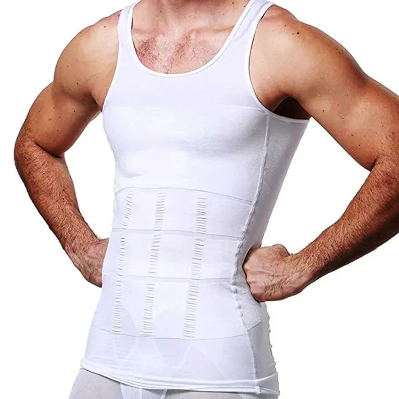 YBFDO Men Shapewear Undershirt Slimming Belly Shapewear Tummy Control Undershirt Body Shaper Waist Corset Tank Tops Underwear