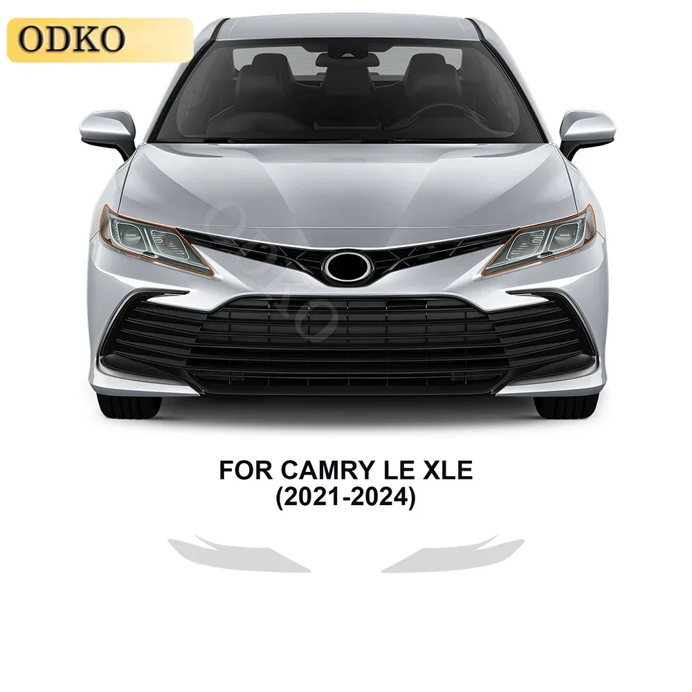 

Headlight FilmPrecut Paint Protection Film PPF Clear Bra TPU Transparent Accessories for Toyota Camry LE XLE 2021-2024