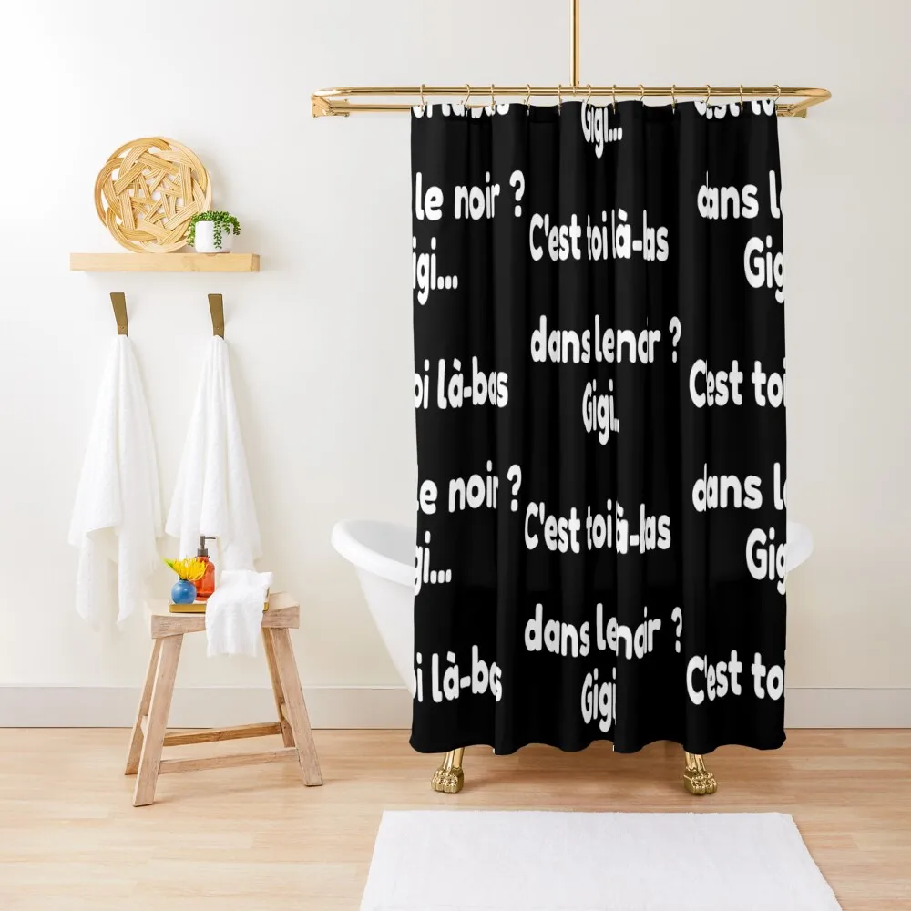 

Gigi...C'est toi là-bas dans le noir Shower Curtain Anime Shower Anime Bathroom Bathroom Showers Curtain