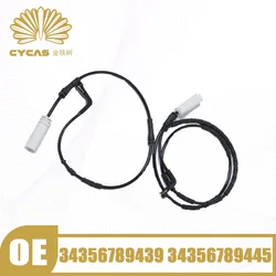 CYCAS Front Rear Axle Brake Pad Wear Sensor #34356789439 34356789445 For BMW 1 3 Series E90 E91 E87 E92 E93 E81 320i 325i 330i