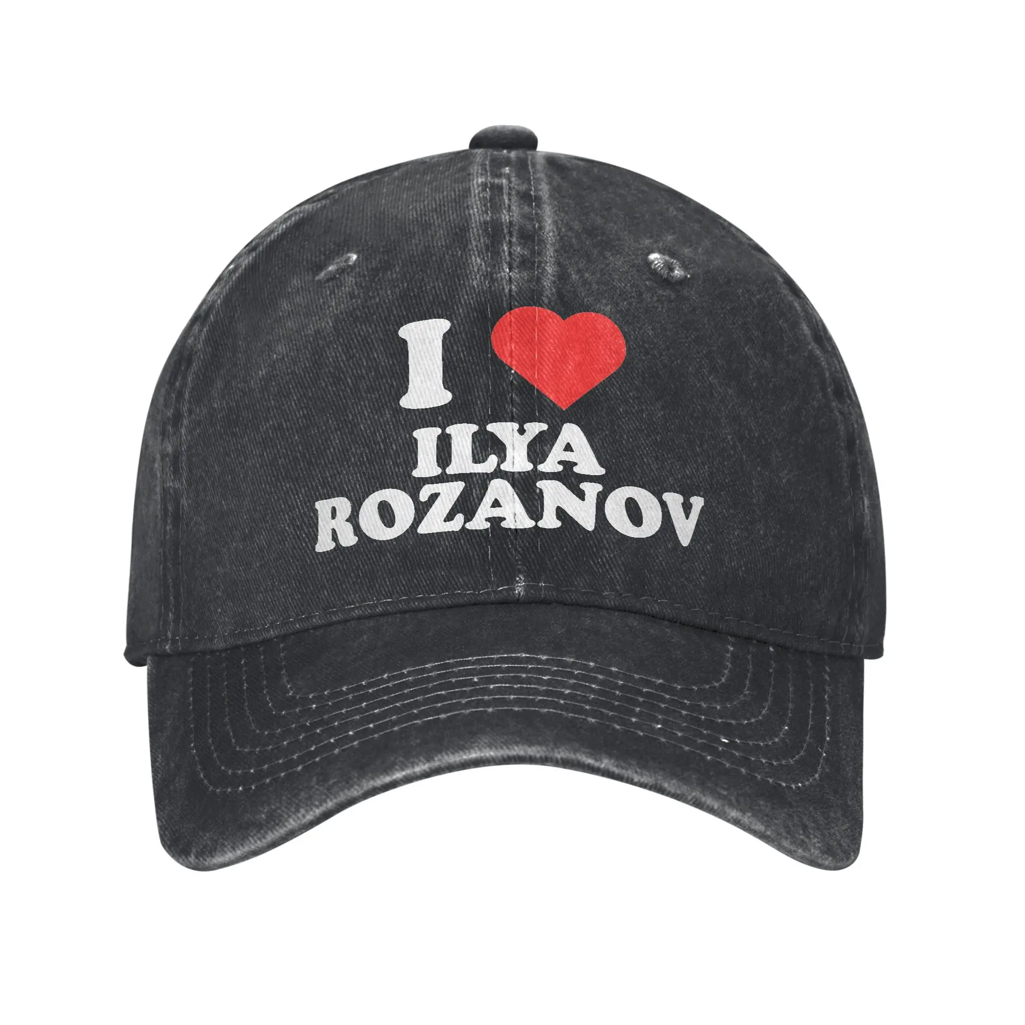 

2026 Heated Rivalry I Love Ilya Rozanov Baseball Caps Classic Denim Washed Snapback Hat Men Women Outdoor Running Golf Soft Hats