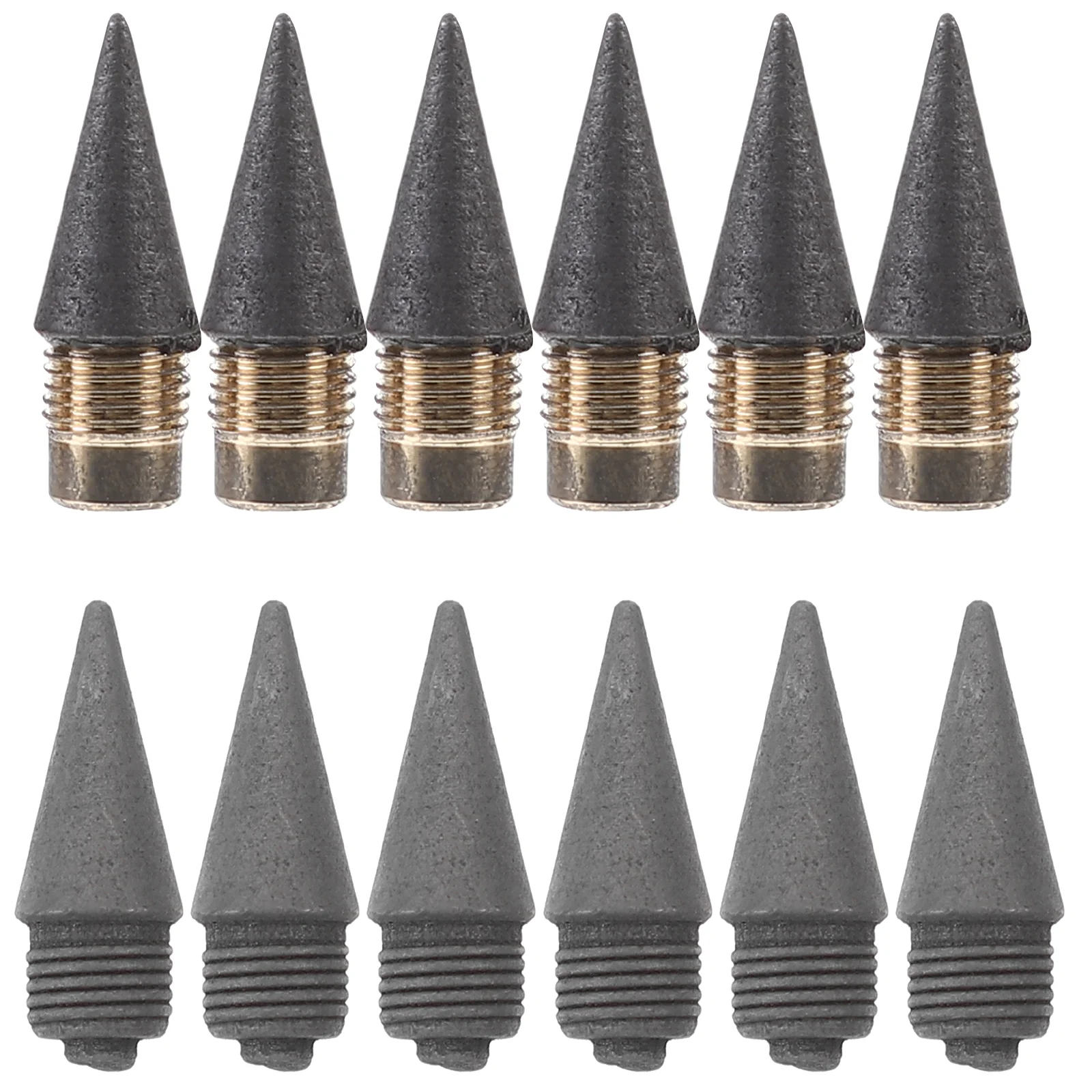 30 Pcs LED Pencils Non- Lead Replacement Tip Forever Tips Erasable Nibs Student