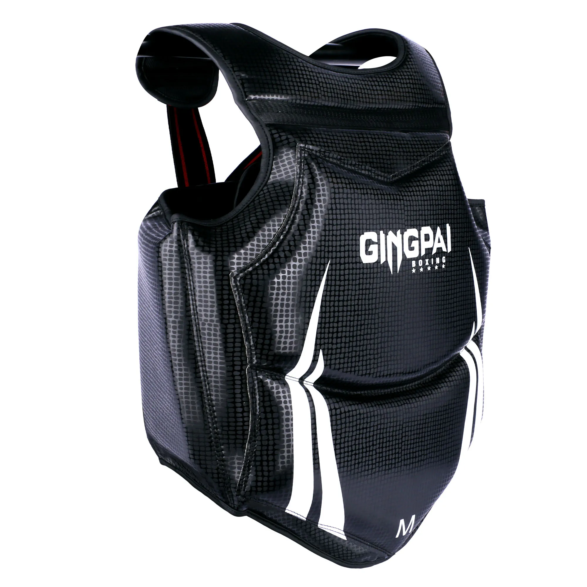 

GINGPAI BOXING Body Protector Chest Guard Martial Arts MMA Armour Kickboxing Training Uniform Muay Thai Fight Gear