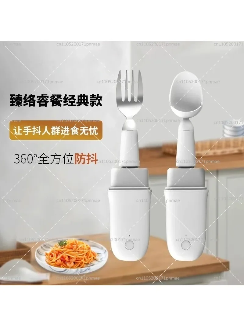 Anti-Shake Spoon for Seniors with Hand Tremors Assistive Eating Utensil for Steady Meals