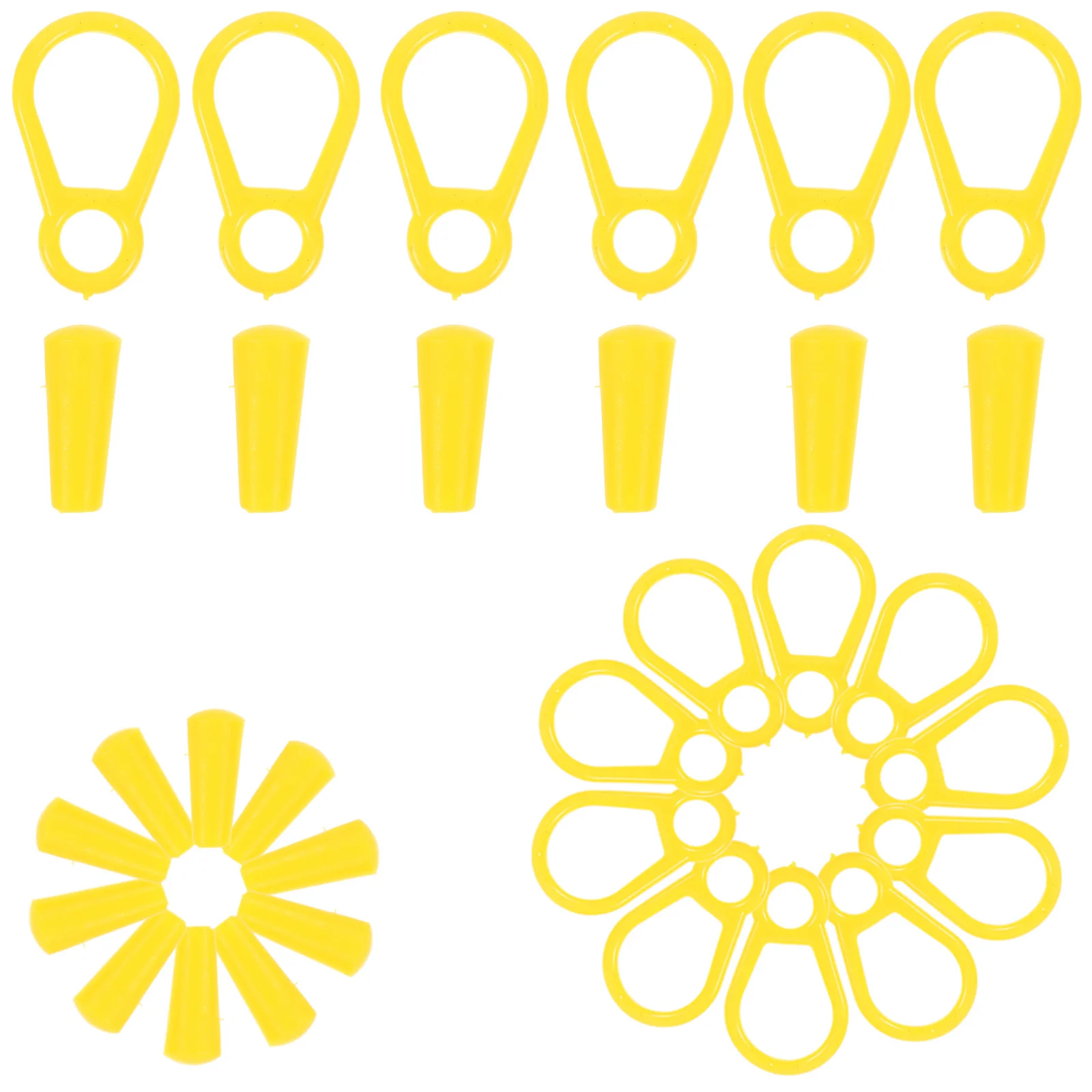 20 مجموعة مثلث جرس الملحقات البلاستيكية الصلب مثلث المهاجم نهاية قبعات خفيفة الوزن إيقاع أداة خواتم ل قرع اليد