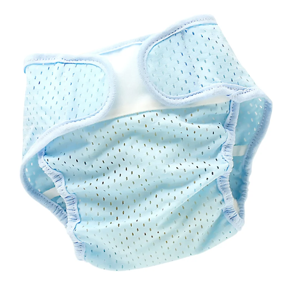 

1Pcs Ice Silk Mesh Diaper Size L Breathable Stretchable Baby Diaper Summer Soft Outer Layer Prevent Slip Lightweight