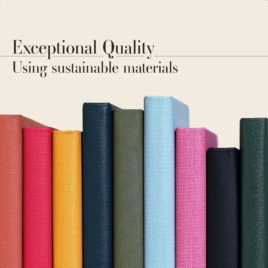 두꺼운 100gsm 용지의 하드커버 점선 노트, A5 사이즈(8.3인치 x 5.4인치), 여행, 학교용 일기장