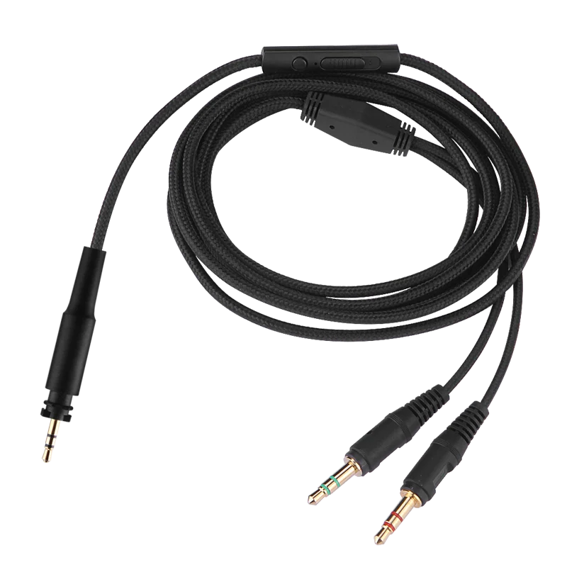 ใหม่สำหรับ Shure SRH840A SRH440หูฟังสำหรับโน๊ตบุ๊คโทรศัพท์มือถือ840A หูฟังคอมพิวเตอร์สายไมโครโฟน