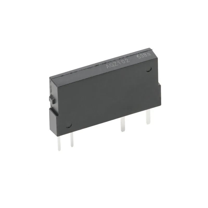 1-10Pcs AQZ102 AQZ202 SIP-4 Optocoupler Solid-State Relay 60V 4A/3A 2.5kV Isolation Voltage 1-Channel Normally Open NO
