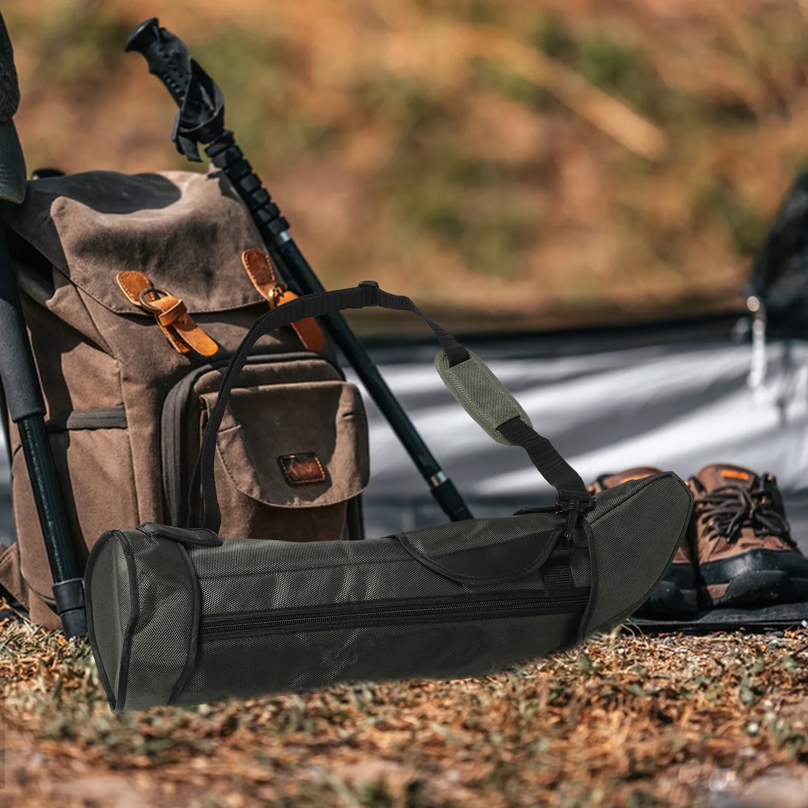 

Telescope Backpack Monocular Case Water Proof Nylon Bird-watching Accessory Storage Bag