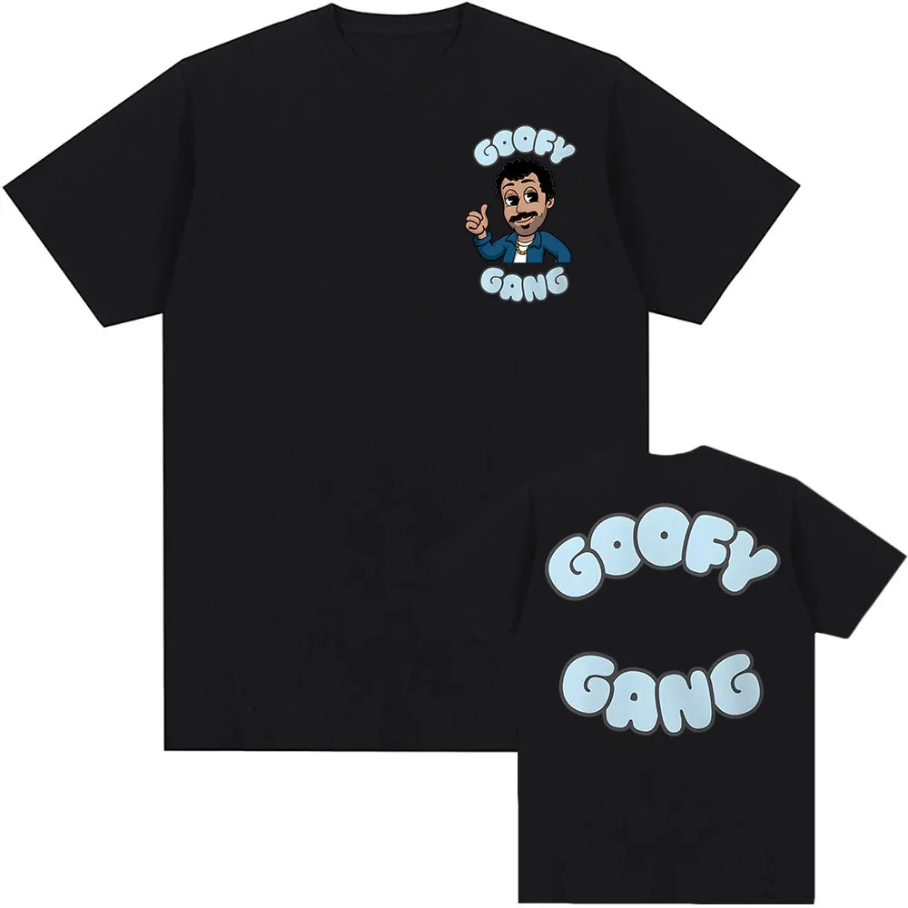 Goofy Gang T-shirt Morgan Jay Graphic Printing Tshirts Cotton Summer Unisex Streetwear Short Sleeve O-neck Male T Shirt Men Tees