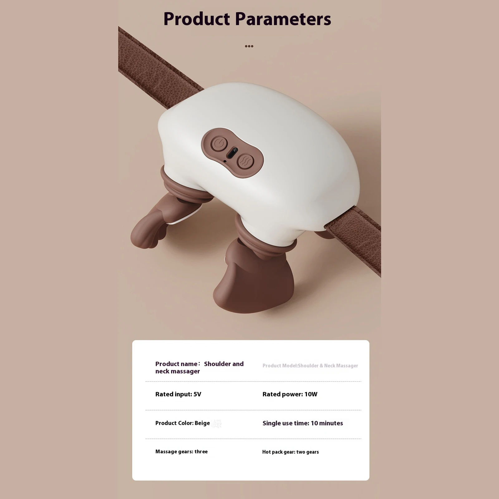 مدلك الرقبة القابل لإعادة الشحن شياتسو مدلك الرقبة والظهر الأنسجة العميقة العجن وسادة تدليك للنساء الرجال أبي أمي