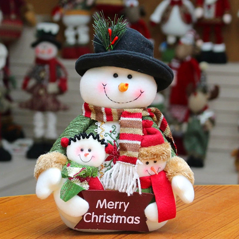 

Santa Claus Doll Chirstmas Decorations Home Decor Table Elk Doll Christmas Ornaments Xmas Navidad Gifts Happy New Year