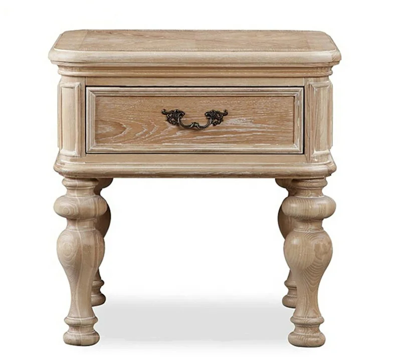 Antikes Couchtisch-Set aus massivem Holz für Wohnzimmermöbel