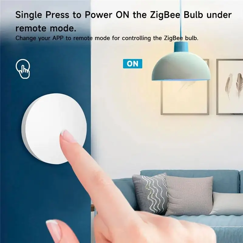 New-Tuya Zigbee Devices Button Scene Switch Intelligent Linkage Smart Switch Battery Powered Automation Work With Smart Life