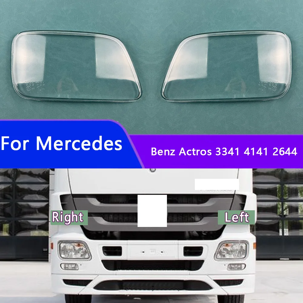 

For Mercedes Benz Actros 3341 4141 2644 Headlamp Cover Transparent Headlight Shell Plexiglass Replace The Original Lampshade