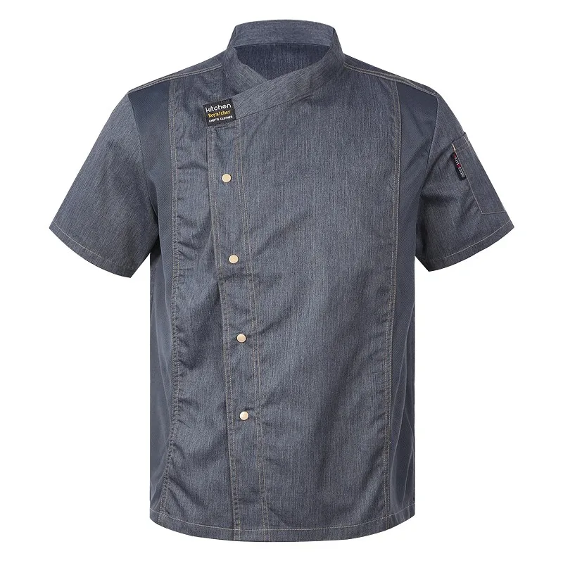 Mężczyźni Kobiety Praca w kuchni Mundur dla dorosłych Unisex Kurtka szefa kuchni Płaszcz Kucharz Hotel Restauracja Stołówka Cukiernia Kawiarnia Koszula Kostium kucharski