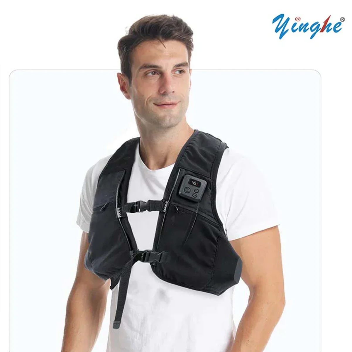 Charging Semiconductor Cooling & Heating Vest, Electric Heating Vest, Portable Wearable Mobile AC for Outdoor