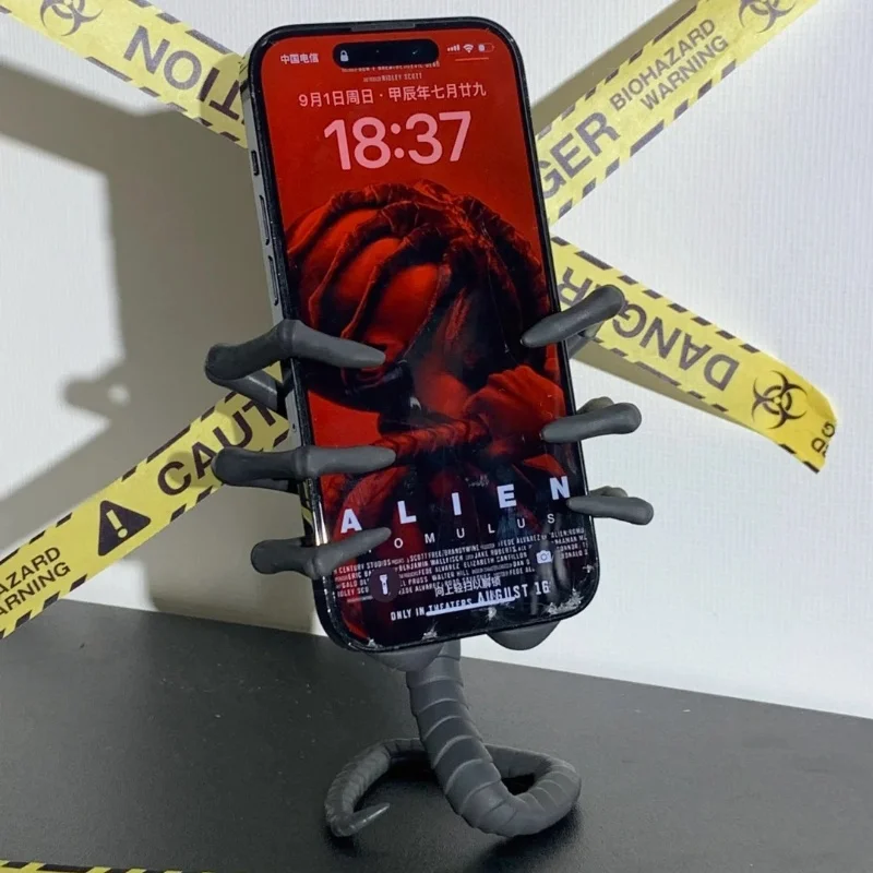 3d Printed Alien Figures Face-Hugging Bugs Mobile Phone Holder Tide Play Handmade Gift Ornaments Alien: Romulus Peripheral