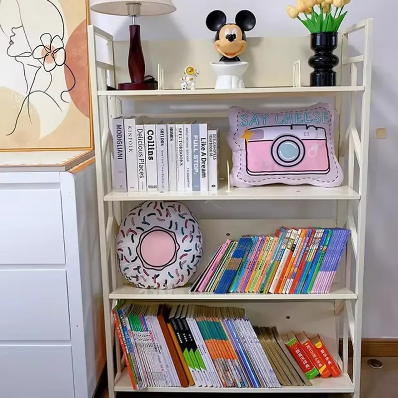 Modern home non-folding sustainable five-layer multi-functional floor storage rack wrought iron carbon steel rectangle