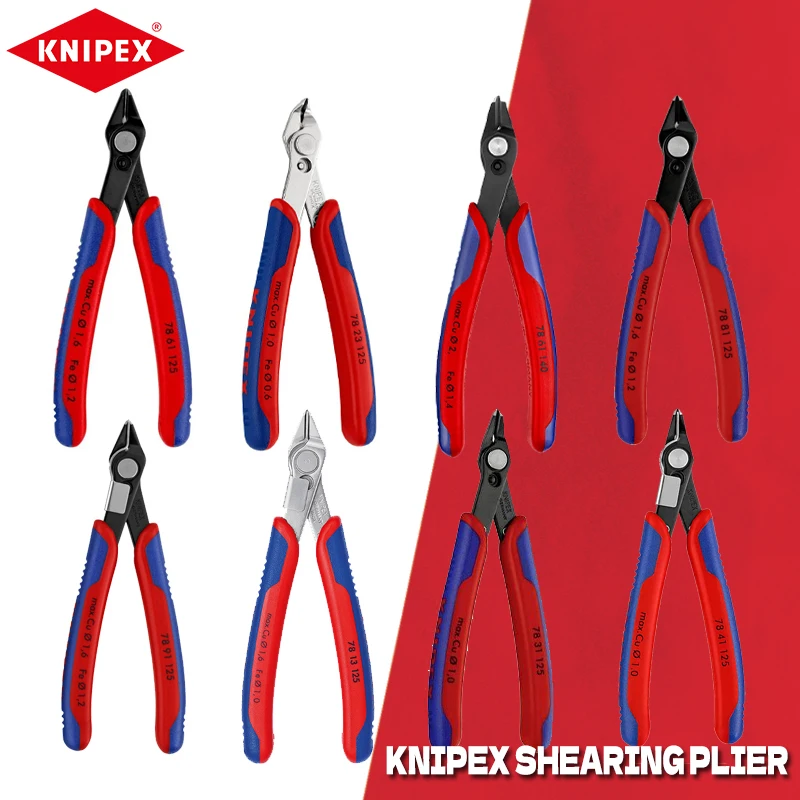 KNIPEX Super Knips Precision Electronic Shearing Plier 7803125 7813125 7823125 7831125 7841125 7861125 7871125 7891125