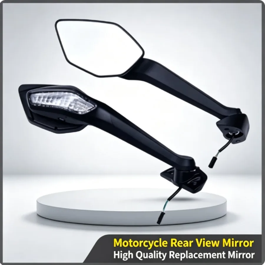 Left & Right Motorcycle Rear View Mirror Assembly Replacement Side Mirror Fit For CFMOTO 450SR CF450SR CF400‑6 SR450
