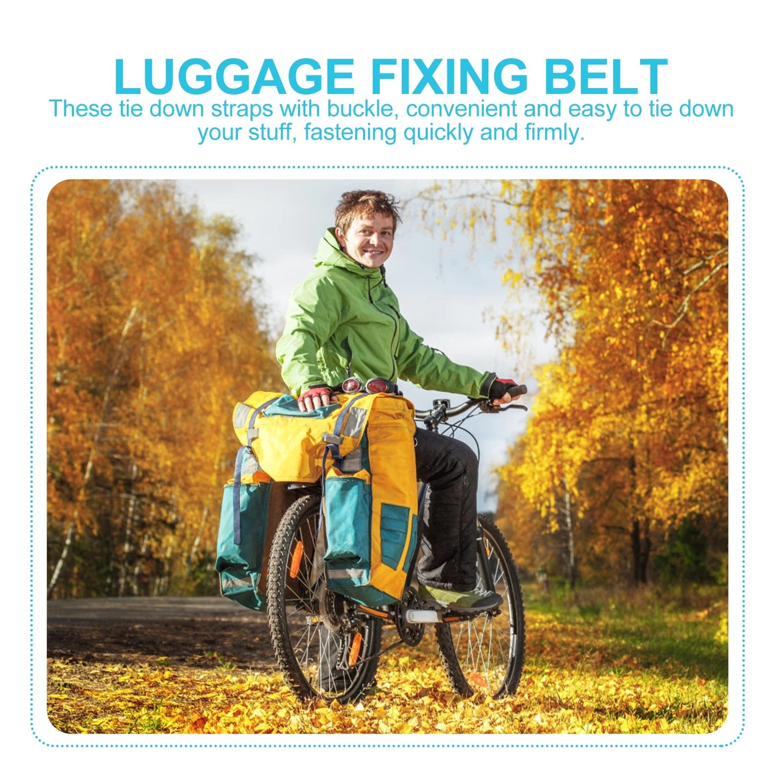 

5pcs Buckle Tie Down Straps Durable Cargo Fixing Rope Vehicle Truck Trailer Rv Motorcycle Bike Luggage Binding Belt Outdoor