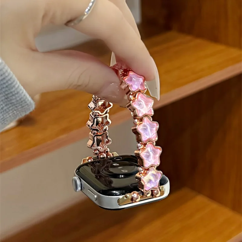 

Flowing Star is suitable for HW Watch Fit3/Fit4 straps and HW Band 8/9/10NFC handmade straps